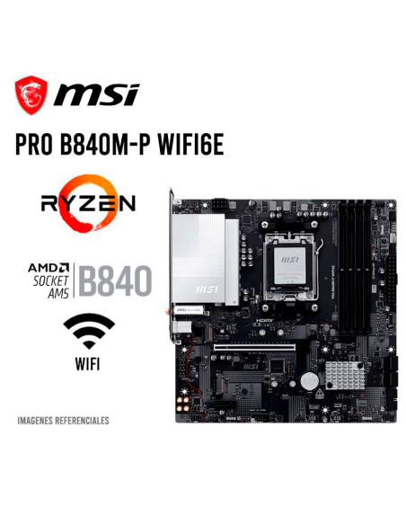 MAINBOARD MSI PRO B840M-P WIFI6E ( 911-7E77-002 ) AM5