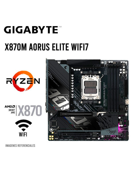 MAINBOARD GIGABYTE X870M AORUS ELITE WIFI7 | AM5 (9MX87ME7-00-G10)