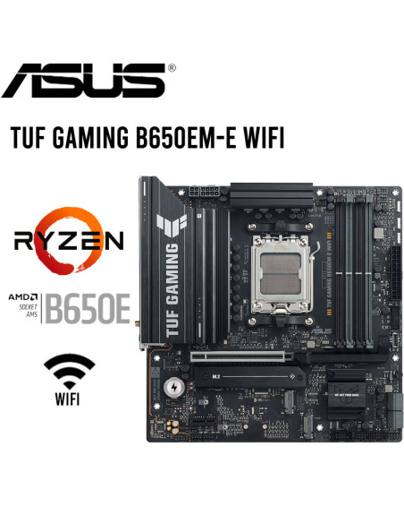 MAINBOARD ASUS TUF GAMING B650EM-E WIFI DDR5 AM5 (90MB1LR0-M0EAY0)