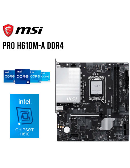 MAINBOARD MSI PRO H610M-A DDR4 (911-7E31-002) LGA 1700