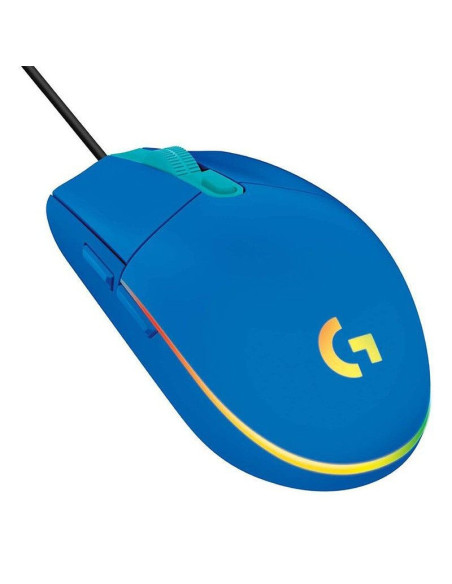 MOUSE GAMER LOGITECH G203 BLUE LIGHTSYNC ( 910-005795 ) 8000 DPI | LED-RGB