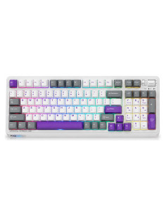 TECLADO GAMER MACHENIKE KG98 (KG98) SWITCH PURPLE-GOLD|... 2