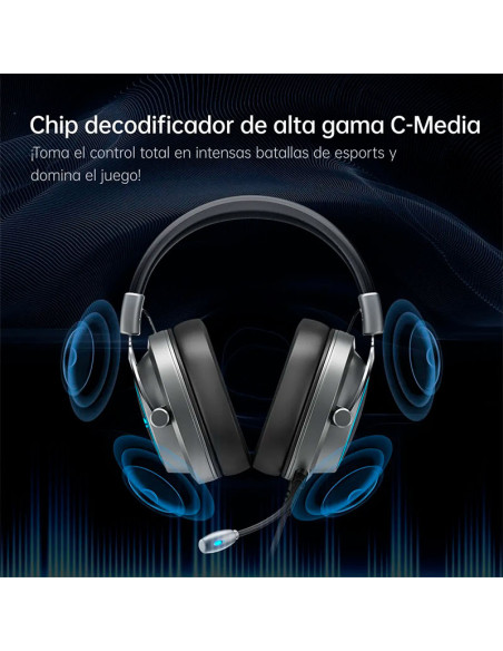 AUDIFONO GAMER MACHENIKE GX11 PRO (GX11PRO) USB 2.0