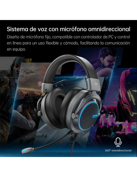 AUDIFONO GAMER MACHENIKE GX11 PRO (GX11PRO) USB 2.0