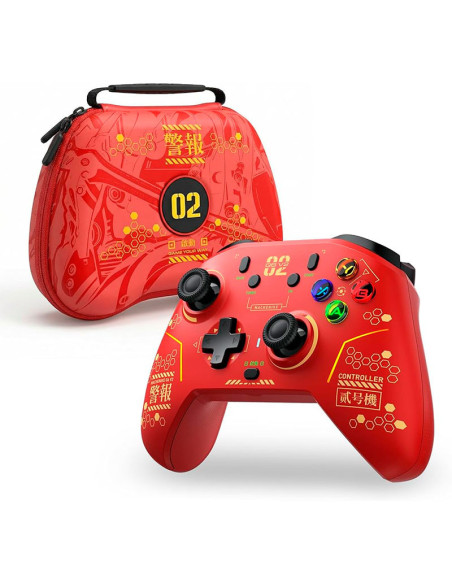 GAMEPAD MACHENIKE G6 V2 TRI-MODE CONTROLLER| WIRELESS| PREMIUM EDITION RED