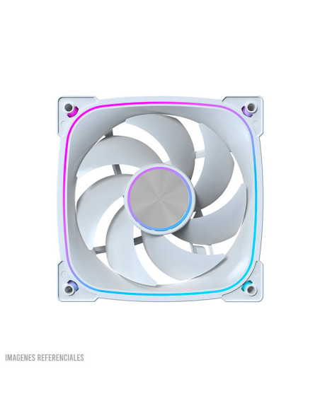 CASE GAMER THUNDEROBOT BLACKWARRIOR WHITE ( GQX25AWS ) | VIDRIO TEMPLADO MAGNETICO|PANTALLA LCD + 4 COOLER