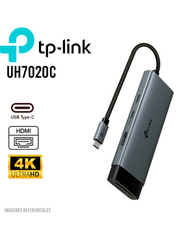 HUB USB-C TP-LINK 7 EN 1 (UH7020C) 1 USB-C - 1...