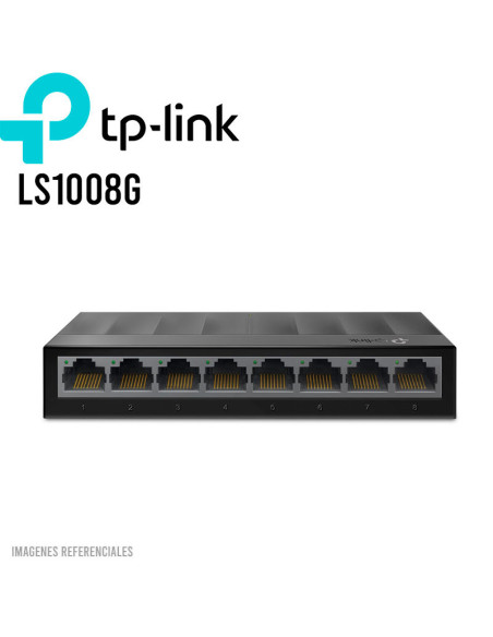 SWITCH TP-LINK (LS1008G) SWITCH DE MESA 8 PTOS 10/100/1000