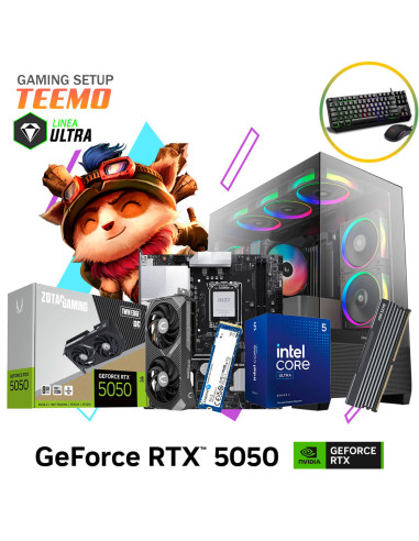 SETUP GAMER TEEMO ULTRA 5-225F 16GB 1TB SSD...