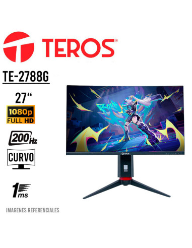 MONITOR GAMER TEROS 27" (TE-2788G) CURVO| PANEL...