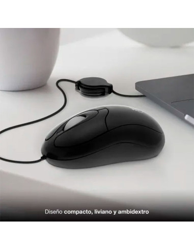 MOUSE XTECH MINI RETRACTIL OPTICO USB (XTM-150)