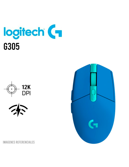 MOUSE LOGITECH G305 LIGHTSPEED ( 910-006013 ) WIRELESS | BLUE