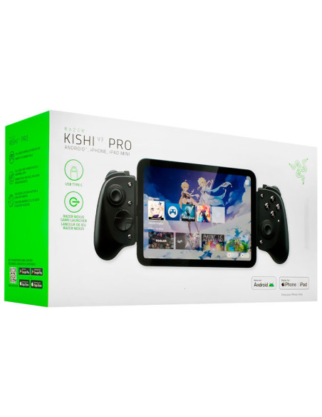 GAMEPAD RAZER KISHI V3 PRO (RZ06-05460100-R3U1) USB-C| ANDROID-IPHONE-IPAD MINI