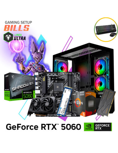 SETUP GAMER BILLS RYZEN 5 5500X3D 16GB 500GB...