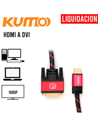 CABLE DE VIDEO KUMO (HDMI A DVI)