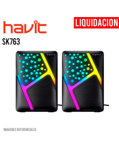 PARLANTE HAVIT SK763 USB-3.5MM | LED-RGB|3W