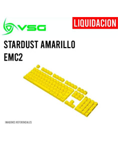 SET DE 105 TECLAS VSG DOBLE INYECCION STARDUST AMARILLO...