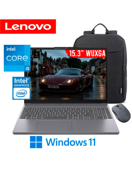 LAPTOP LENOVO IDEAPAD SLIM 3 15IRH10 I5-13420H 16GB DDR5 512GB SSD 15.3 WUXGA WINDOWS 11 (83K101FELM)
