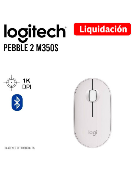 MOUSE LOGITECH PEBBLE 2 M350S ( 910-007047 ) BLUETOOTH | WHITE