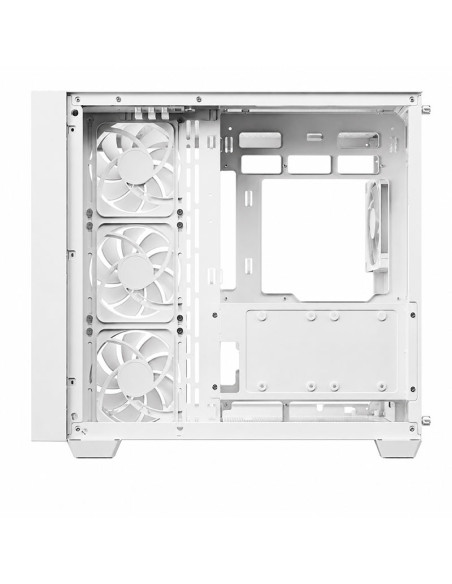 CASE DEEPCOOL CG530U 4F WH (R-CG530U-WHAGA4-G) VIDRIO TEMPLADO CURVO| S/FUENTE| 4 LED-ARGB