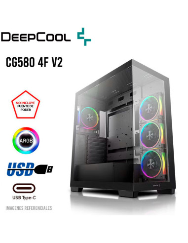 CASE DEEPCOOL CG580 4F V2 (R-C580-BKADA4-G-2)...