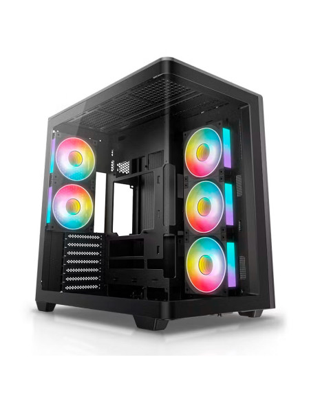 CASE DEEPCOOL CG590U 5F (R-CG590U-BKAGA5-G) VIDRIO TEMPLADO CURVO| S/FUENTE| 5 LED-ARGB