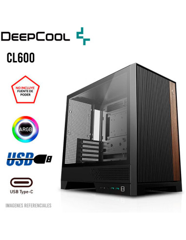 CASE DEEPCOOL CL600 (R-CL600-BKNNA2-G-1)...