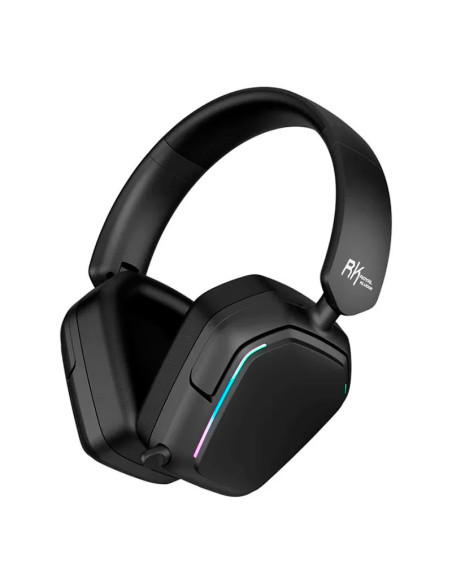 AUDIFONO GAMER ROYAL KLUDGE RK HG101 ( RK-HG101 ) WIRELESS - BT - USB | MATTE BLACK | LED-RGB