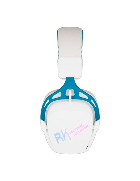 AUDIFONO GAMER ROYAL KLUDGE RK HG103 ( RK-HG103-W ) WIRELES - BT - USB | CYBORG WHITE | LED-RGB
