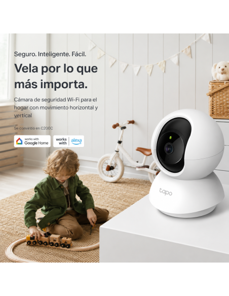 CAMARA DE VIGILANCIA TP-LINK TAPO C200C (1770500229) 1080P FHD/ WI-FI