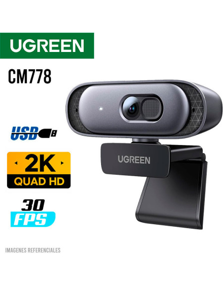 CAMARA WEB UGREEN CM778 (35626) 2K|30 FPS
