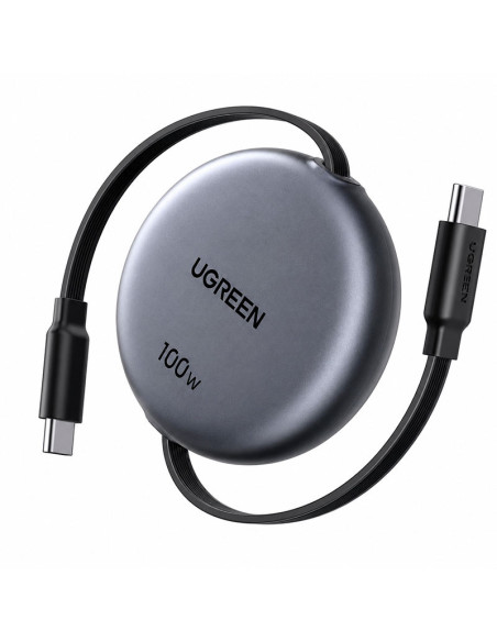 KIT UGREEN D0143 (95725) | HUB USB-C + CARGADOR INALAMBRICO MAGFLOW + CABLE RETRACTIL USB-C