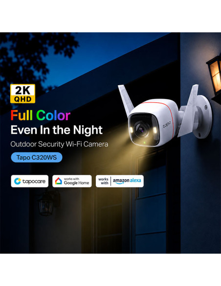 CAMARA DE VIGILANCIA TP-LINK TAPO C320WS (1770500151) 2K QHD 4MP (2560 X 1440 PX)