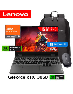 LAPTOP GAMER LENOVO LOQ 15ARP9 RYZEN 5-7235HS 12GB 512GB...