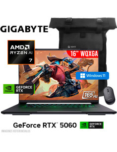 LAPTOP GAMER GIGABYTE AERO X16 1VH 93LAC94DH RYZEN AI 7...