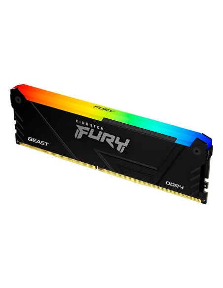 MEMORIA RAM KINGSTON 16GB/3200 FURY BEAST ( KF432C16BB12A/16WP ) LED-RGB