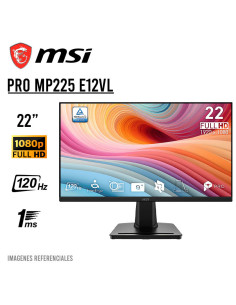 MONITOR MSI PRO 22" MP225 E12VL ( 3PE0 ) PANEL VA | FULL...