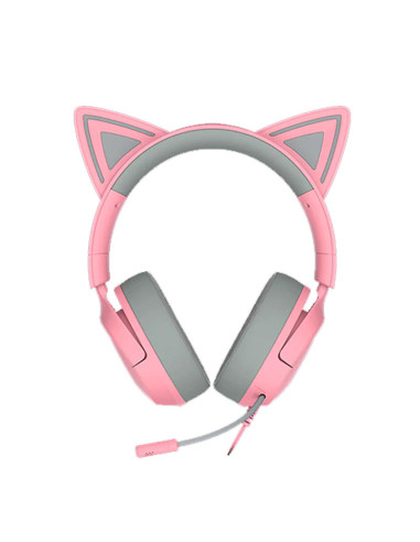AUDIFONO GAMER RAZER KRAKEN KITTY V3 X QUARTZ...
