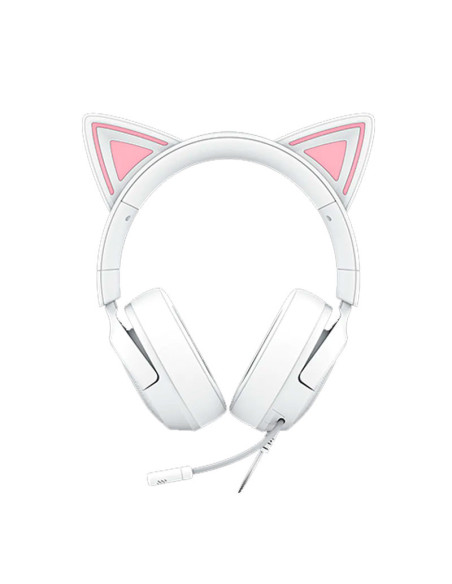AUDIFONO GAMER RAZER KRAKEN KITTY V3 X WHITE (RZ04-05350300-R3U1) MULTI-PLATFORM 7.1