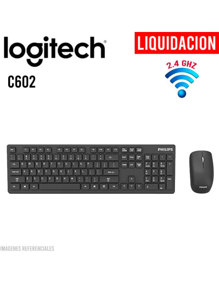 KIT TECLADO Y MOUSE PHILIPS C602