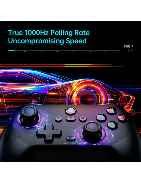 GAMEPAD THUNDEROBOT ( G30S TE BLACK ) WIRED - WIRELESS - BT