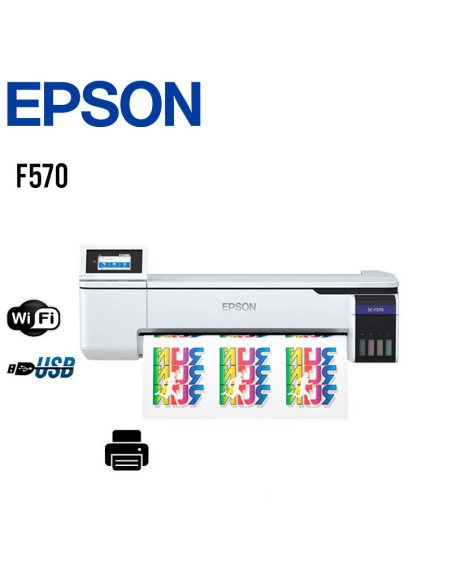 IMPRESORA EPSON SURECOLOR F570 DE SUBLIMACION 24 (SCF570CLUBKIT)