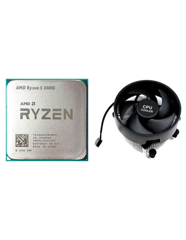 PROCESADOR AMD RYZEN 5 3400G OEM...