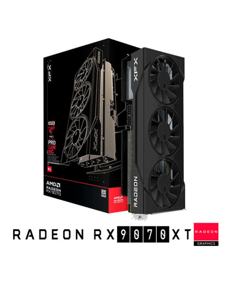 TARJETA DE VIDEO VGA XFX SWIFT RX 9070 XT 16GB (RX-97TSWF3B9)256BITS | GDDR6