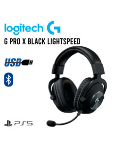 AUDIFONO LOGITECH G PRO X BLACK LIGHTSPEED WIRELESS...