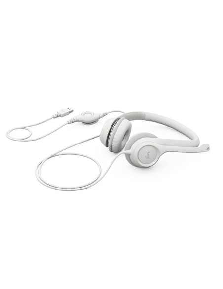 AUDIFONO LOGITECH H390 (981-001285) USB | NOISE CANCELLING | WHITE