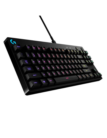 TECLADO GAMER LOGITECH PRO RGB (920-009388) SWITCH GX BLUE CLICKY | LED-RGB