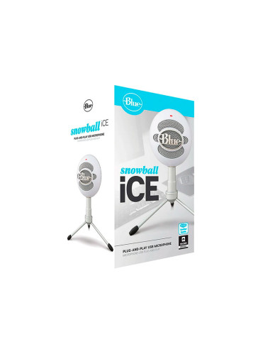 MICROFONO BLUE SNOWBALL ICE CARDIOID BLANCO USB...