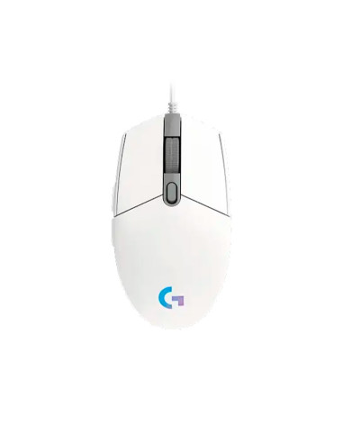 MOUSE GAMER LOGITECH G203 WHITE LIGHTSYNC (...
