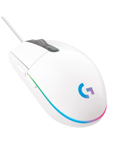 MOUSE GAMER LOGITECH G203 WHITE LIGHTSYNC (...